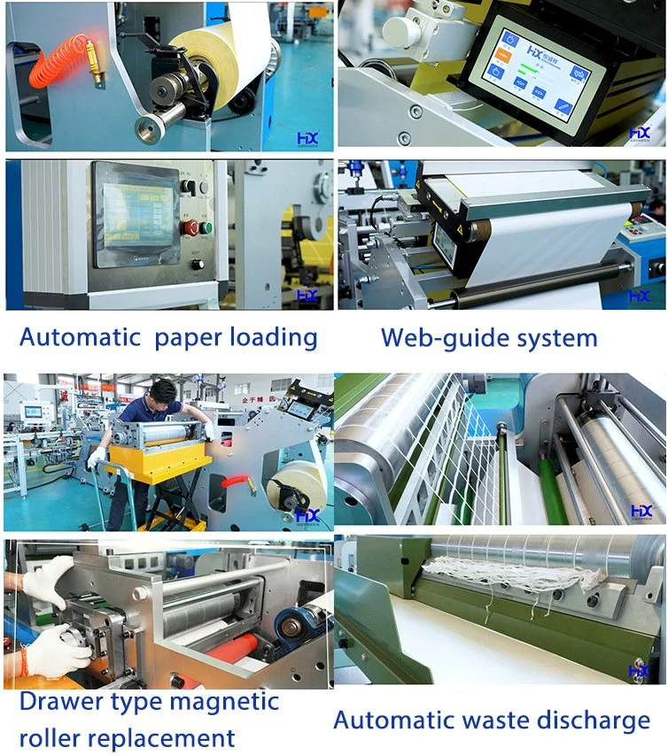 Factory Direct Adhesive Printing Thermal Blank Label Die Cutting Machine