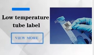 Self Adhesive Double Side Liner Printalble Colorful Design Label