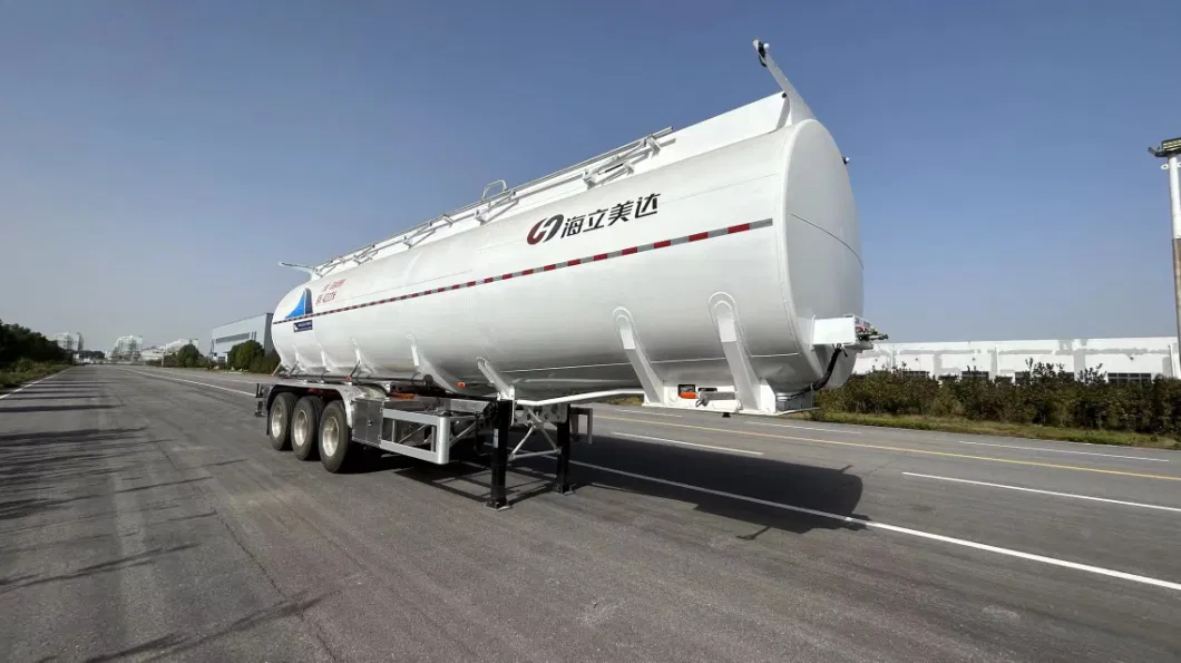 42 Cubic Stainless Steel Tank Liquid Transport Semi-Trailer