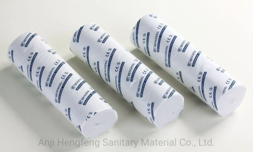 Medical Synthetic Gypsum Liner Soft Rolls Cotton Pop Undercast Padding Orthopedic Soft Quickly Dry Cast Padding for Plaster Bandage