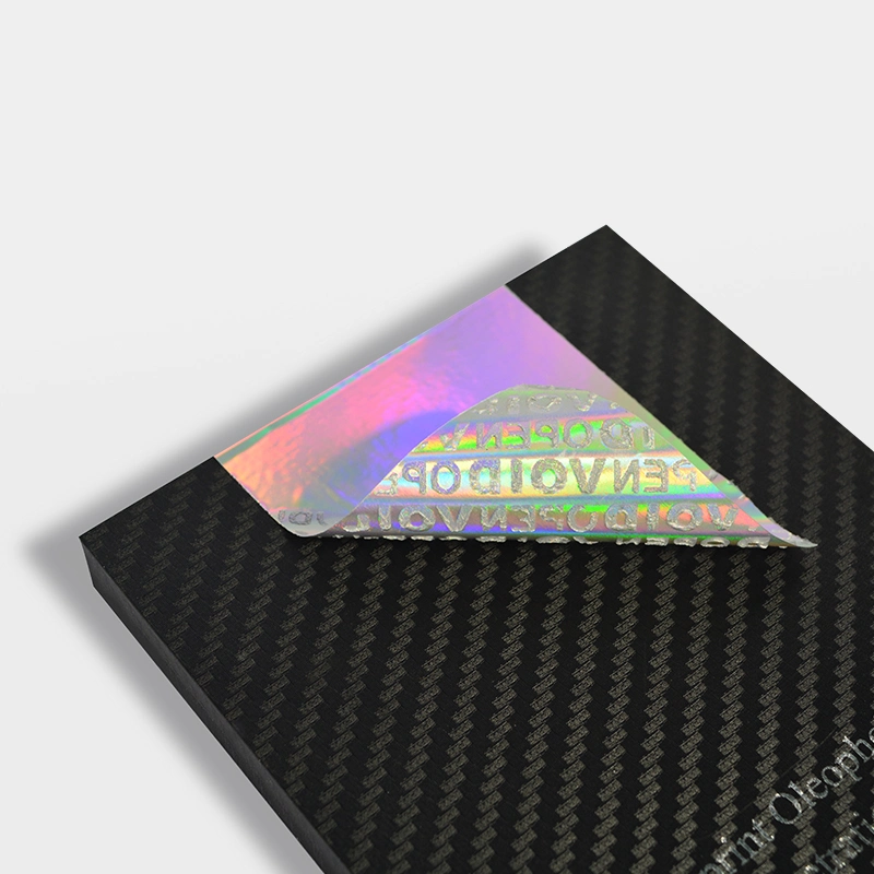 Hologram Sticker Holographic Film Void Blank Printing Material Tamper Evient Void Paper Material