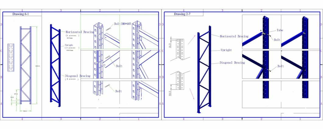 Easy to Assemble and Disassemble of Steel Rack Shelves Warehouse Medium Duty Shelving for Food, Drug, E-Commerce, and Other Product