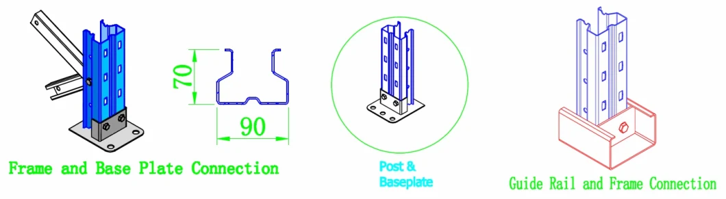 Easy to Assemble and Disassemble of Steel Rack Shelves Warehouse Medium Duty Shelving for Food, Drug, E-Commerce, and Other Product