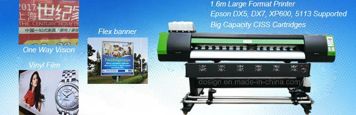 Large Format Indoor Outdoor Digital Printing Equipment Dx5 Printer for Sticker