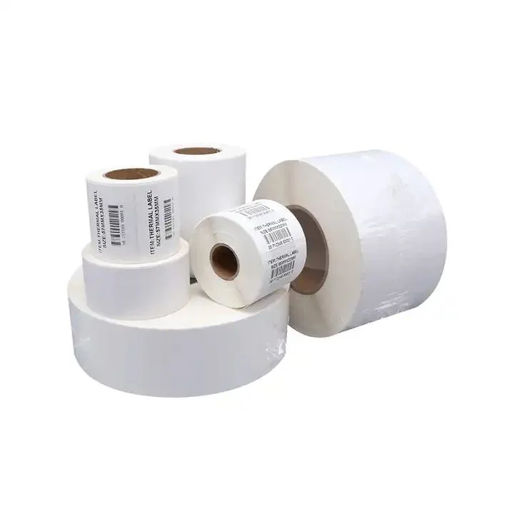 Blank Shipping Paper Label Roll Barcode Thermal Sticker for Printer Blank White 2X1 Inch