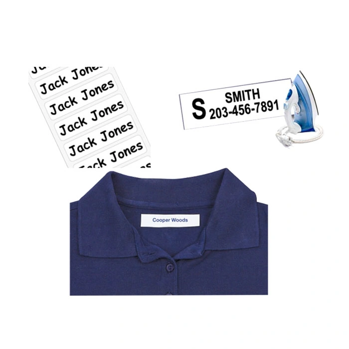 Kids Personal Write on Heat Transfer 50*30 White Iron on Label