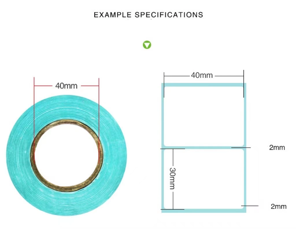 China Manufacture Eco Label Jumbo Roll Label Raw Material Self Adhesive Thermal Paper