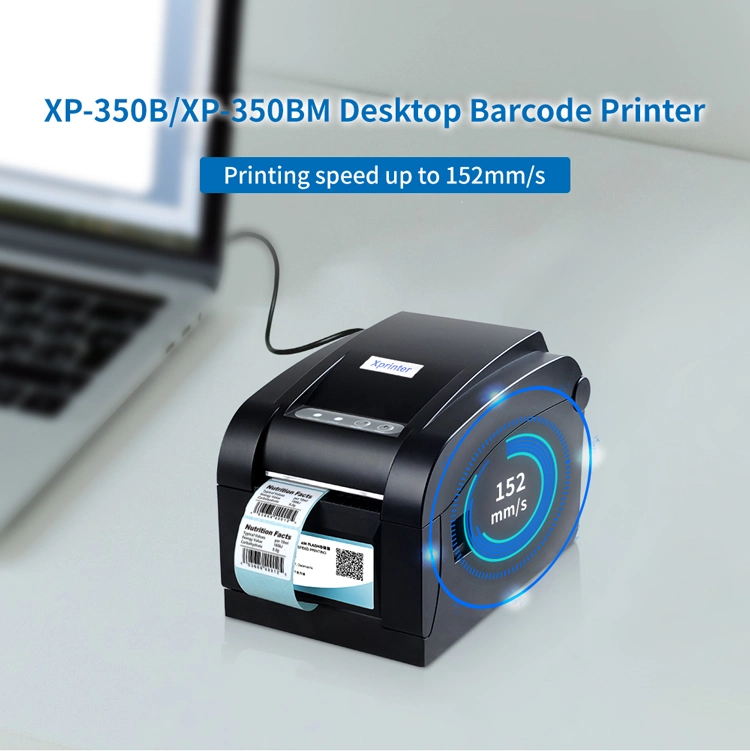 Xprinter XP-350B High Quality 3 Inch 80mm Desktop Thermal Label Printer