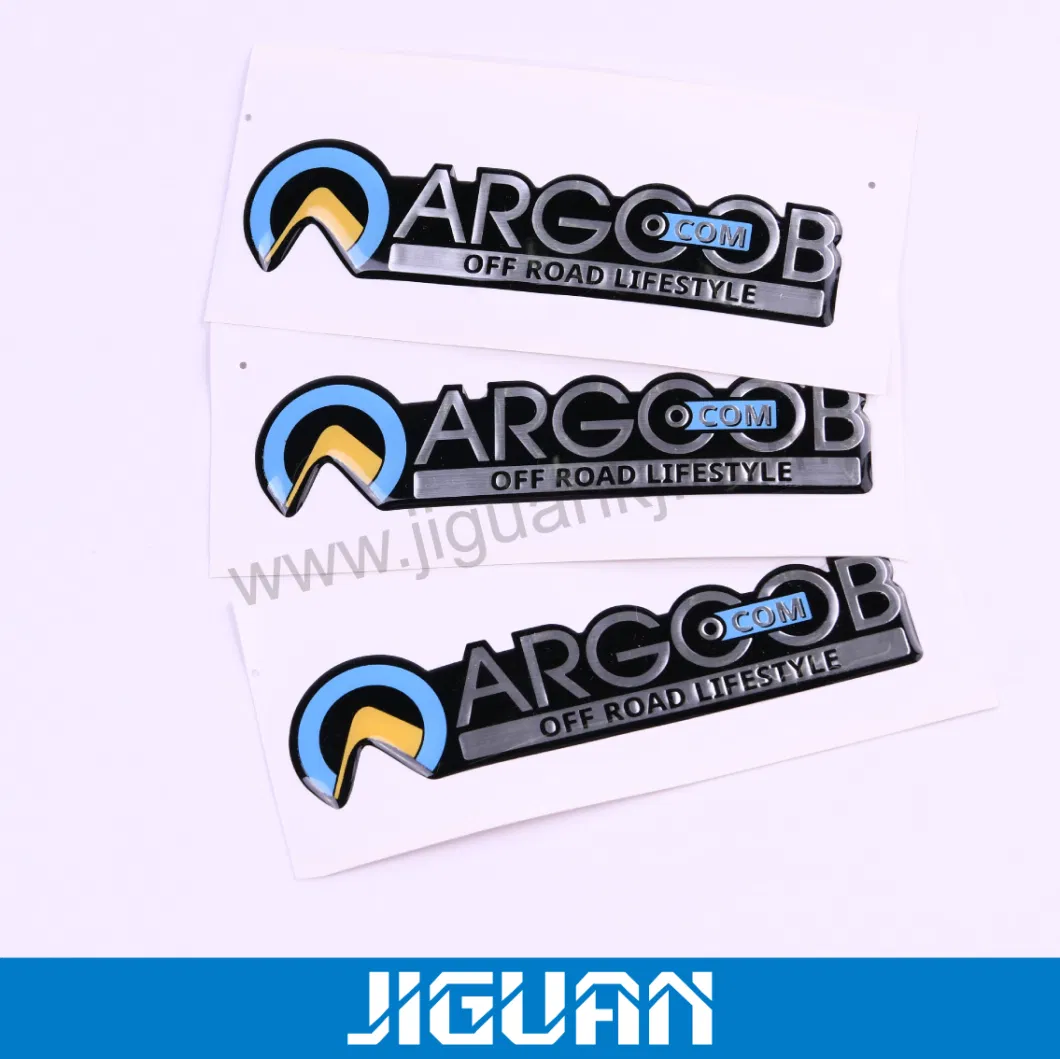 Custom Glitter Epoxy Sticker Qr Code Digital Label