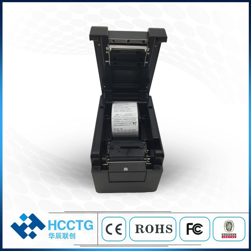 1&quot; 2&quot; RS232 USB Desktop Machine Barcode Direct Thermal Qr Code Label Printer with Cutter (TL21)