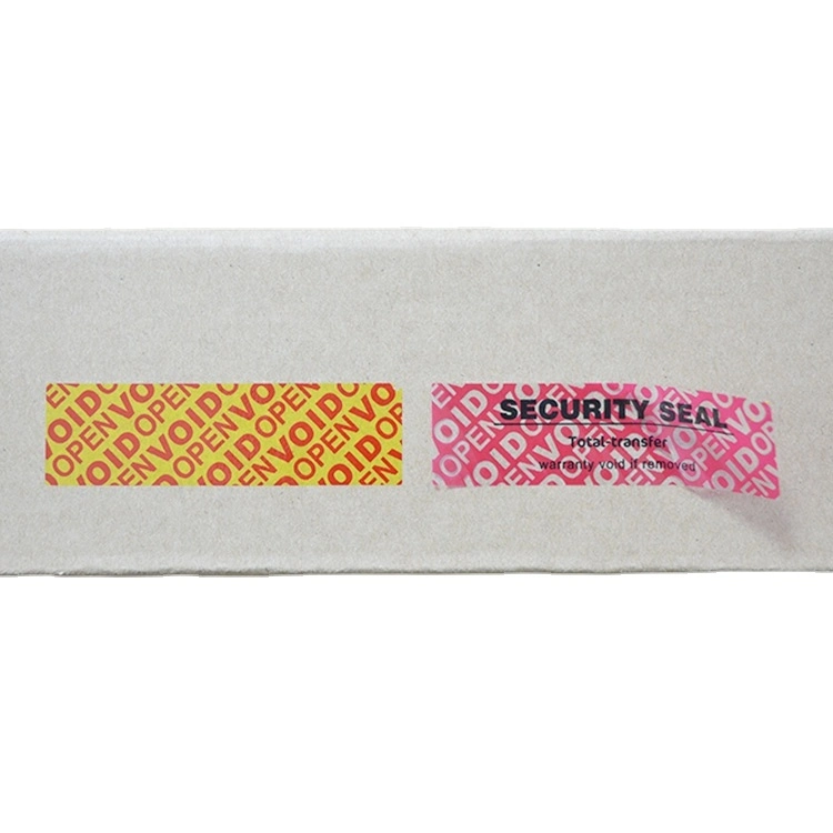 Tamper Evident Security Label Void Sticker Anti Fake Label