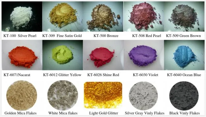 Metallic Effect Epoxy Marble Colors Pearl Pigment