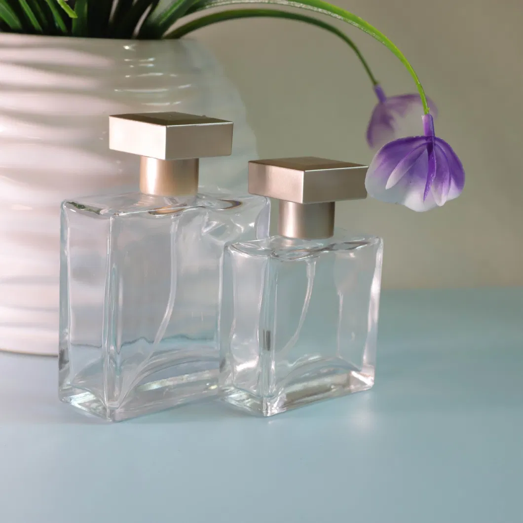50ml 25 Ml Luxury High Quality Empty Spray Clear Perfume Pump Glass Bottle Private Label