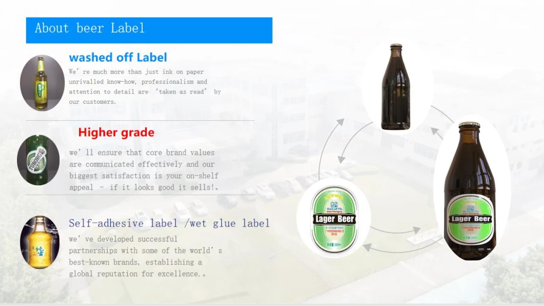 OEM Colorful Waterproof Wine Label Customized Adhesive Sticker Wine Bottle Label