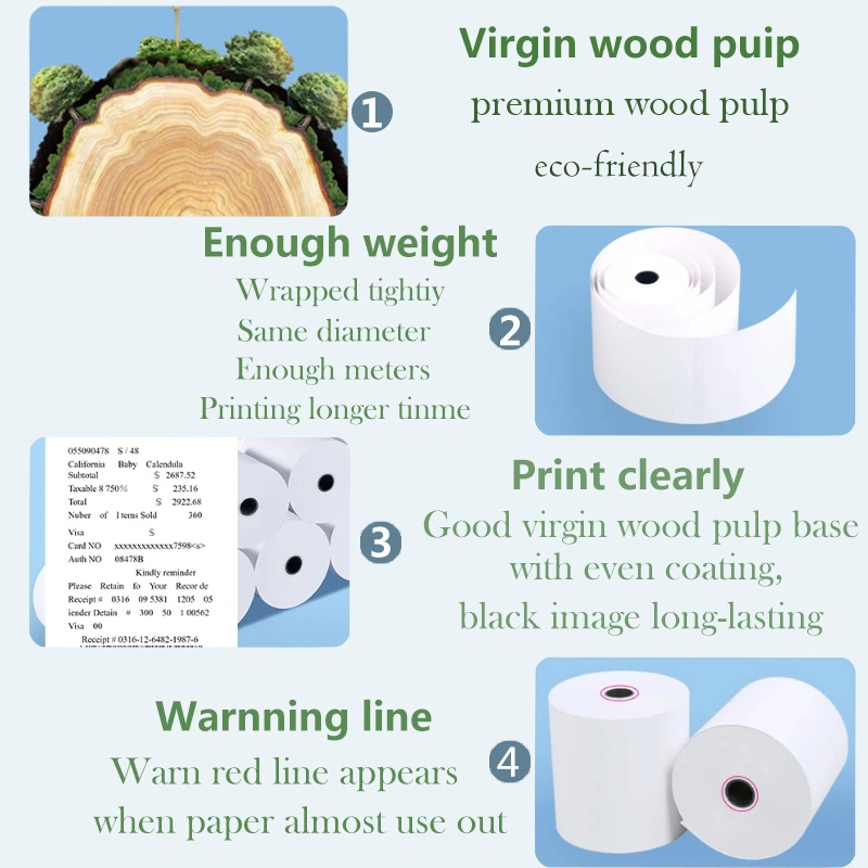 100X150 Self Adhesive Material Shipping Labels Direct Thermal Transfer Label