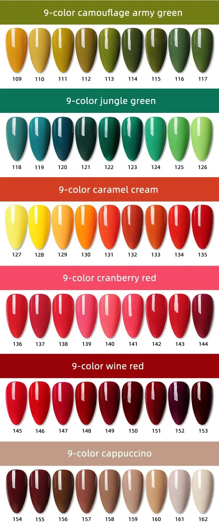 Custom Logo Quickly Dry Normal Regular Nail Polish Set No Need Lamp