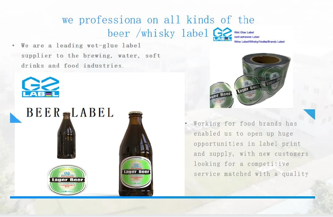 Cheapest Adhesive Printed Packaging Labels Custom Logo Sticker Flexo Custom Printing Label