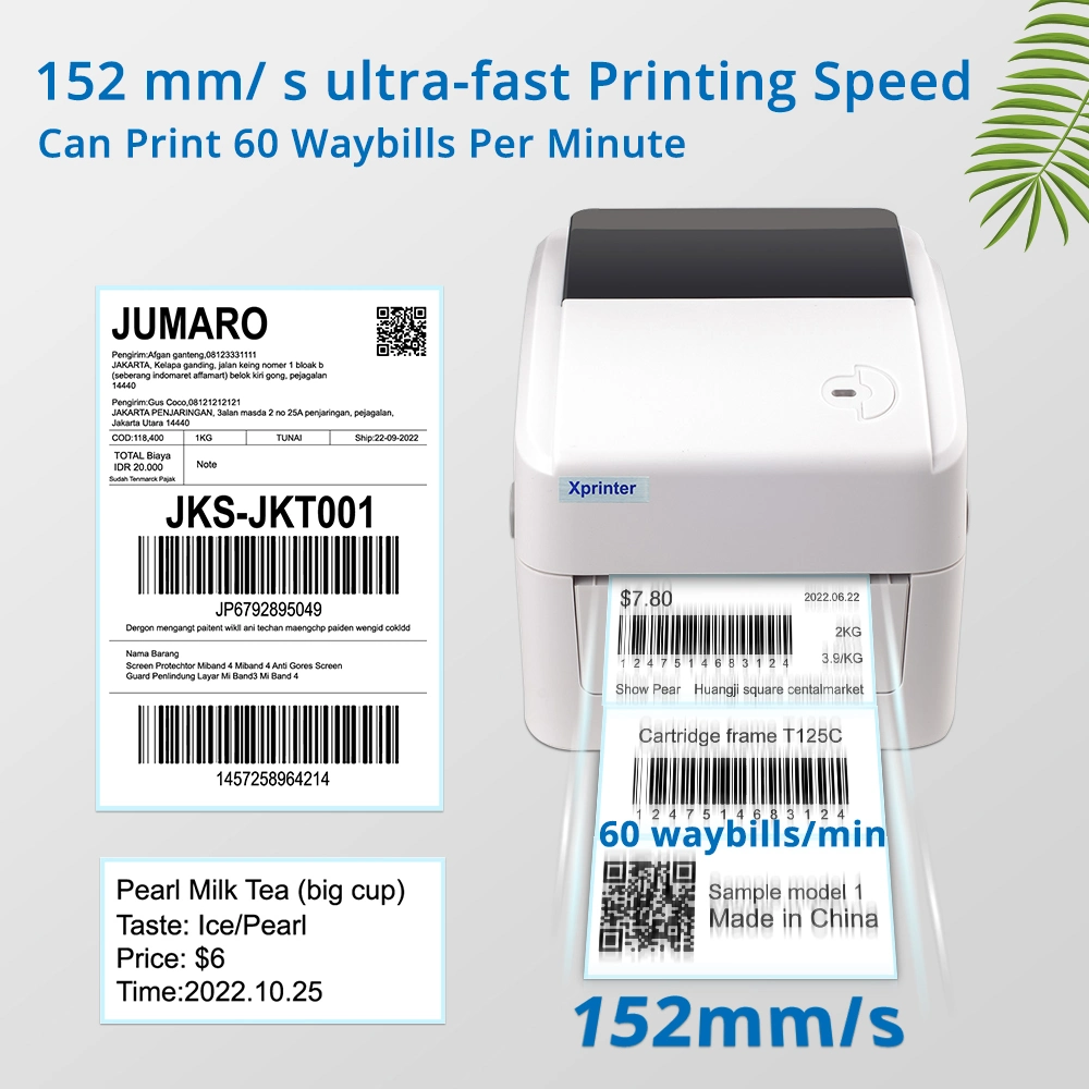 Xprinter Shipping Label Printer XP-420B Barcode 4X6 Sticker Thermal Printer With Bluetooth