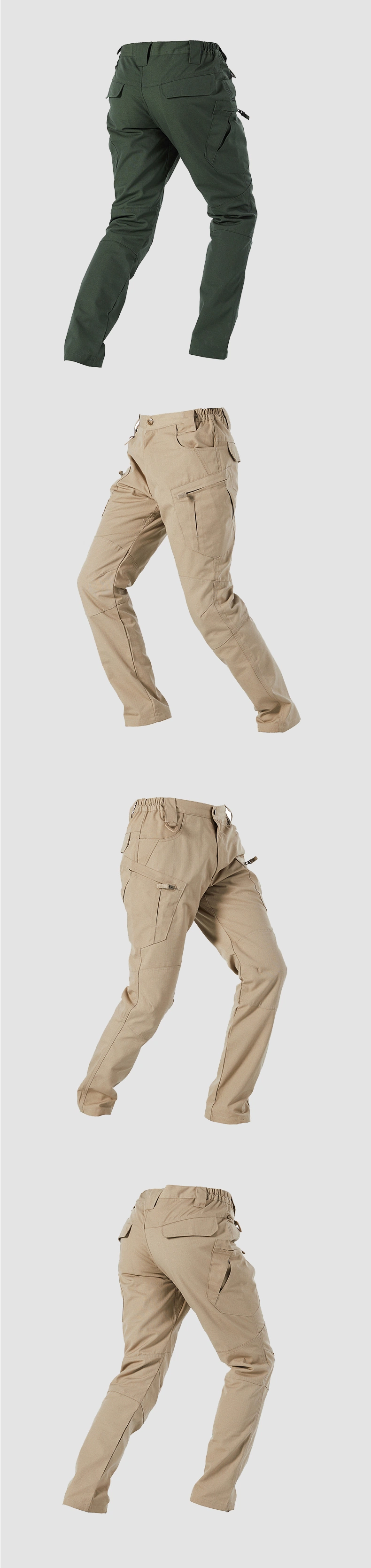 X8 Men&prime;s Tear Resistant and Waterproof Outdoor Hiking Pants Polyester Cotton Pants