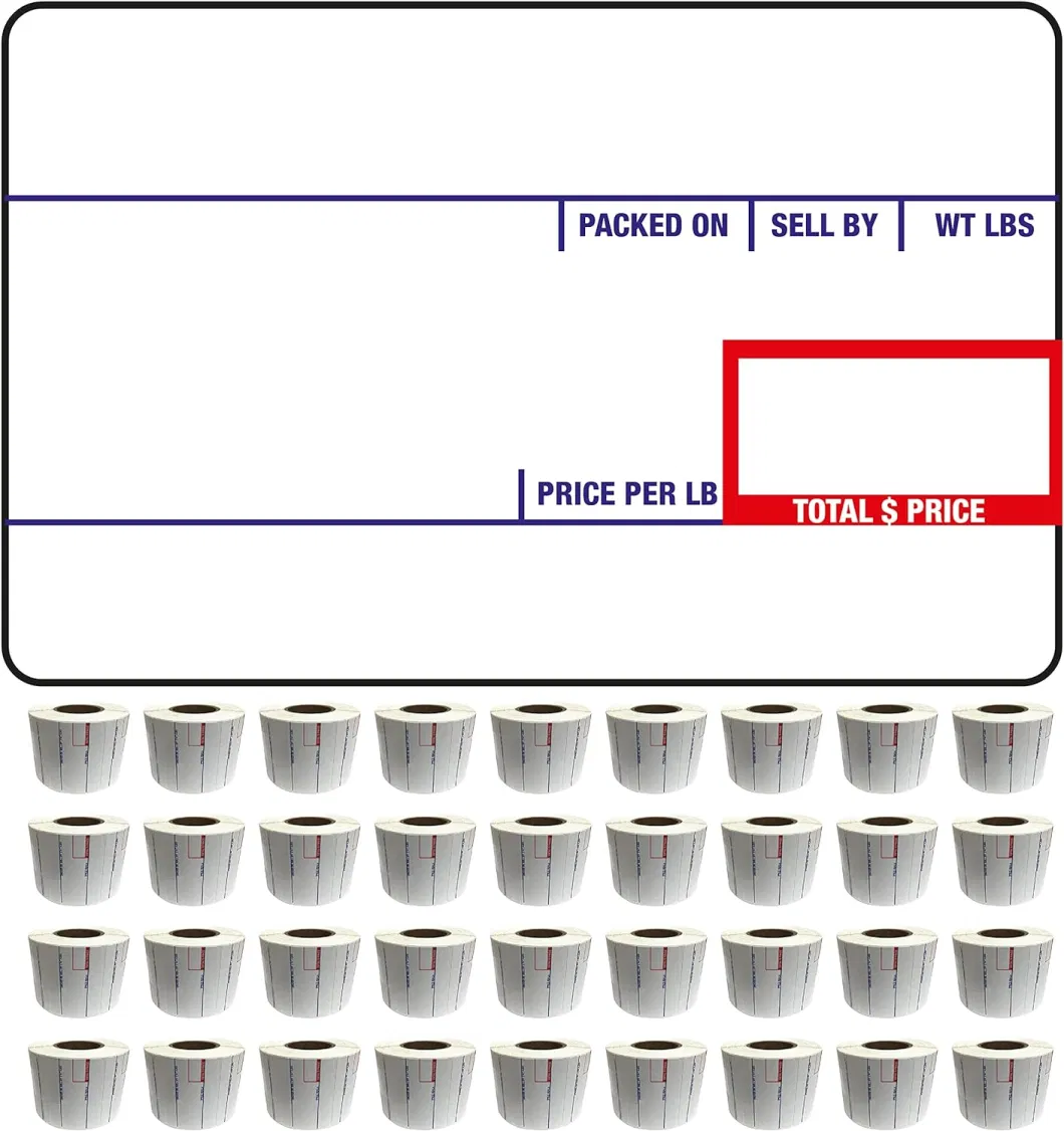 Scale Price Label Printing Customized Sizes Thermal Shipping Label