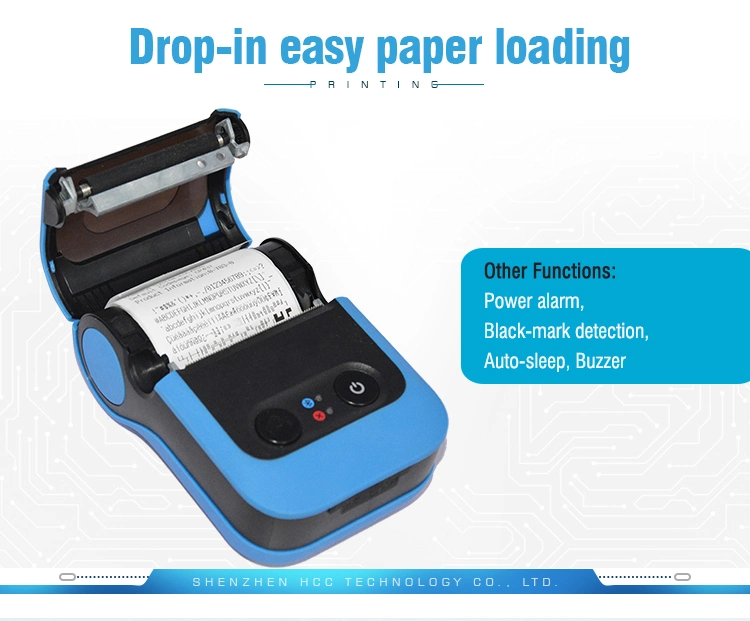 Portable Handheld 100 mm/S Logistics Supermarket Sticker Printing Small Thermal Label Printer (HCC-L21)