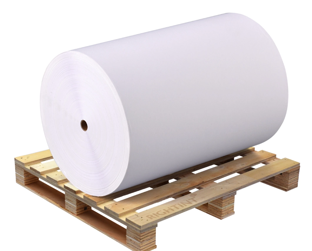 China Factory Wholesale Premium Top Coated 3-proof White Sticker Paper Jumbo Roll Direct Thermal Label