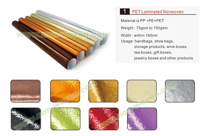 Pet Metallic Laminated Non-Woven (Silver)