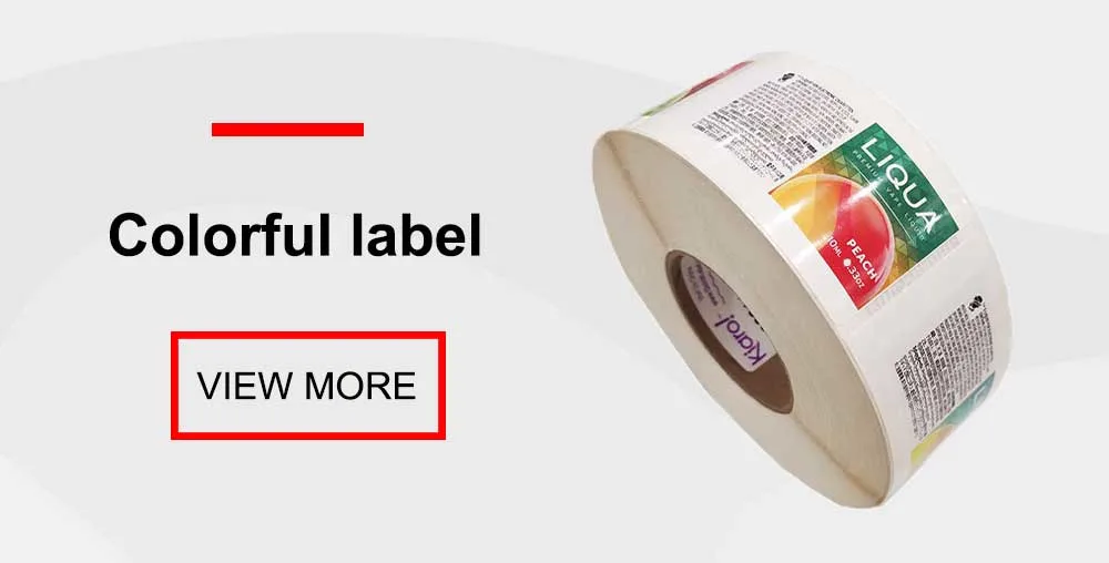 Thermal Transfer Label Pet Dull Material Barcode Printing Label