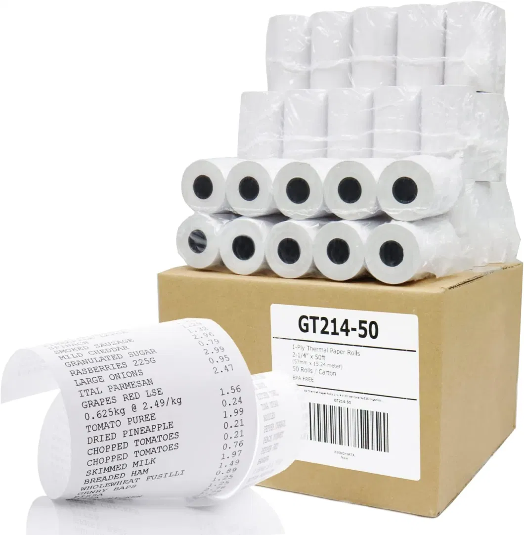 Thermal Transfer Barcode Labels for POS Receipt Printer for