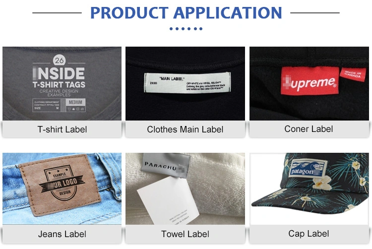 Wholesales Custom Garment Accessories High Density Fabric Polyester Clothing Woven Label