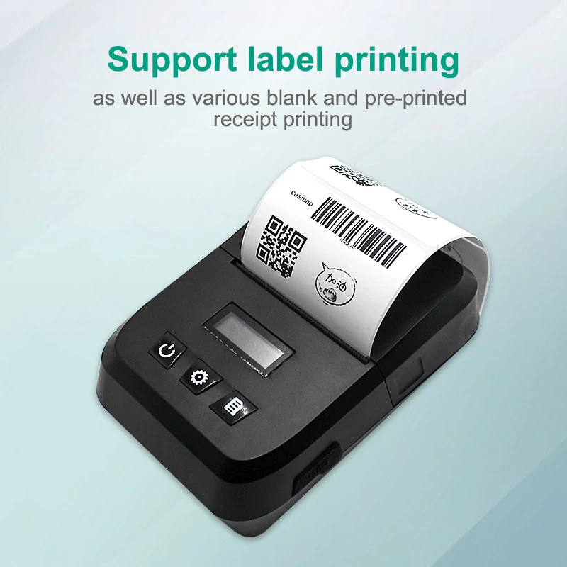 Cashino KLP-II Android ios mobile thermal handheld wireless portable bluetooth 2inch receipt sticker label printer