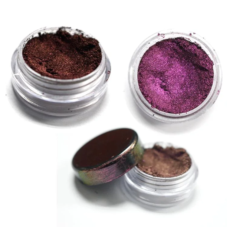 Wholesale Cosmetics Pigments Makeup Beauty Decoration Glitter Eyeshadow Private Label Cosmetics Brown Eye Shadow Chameleon Pigment