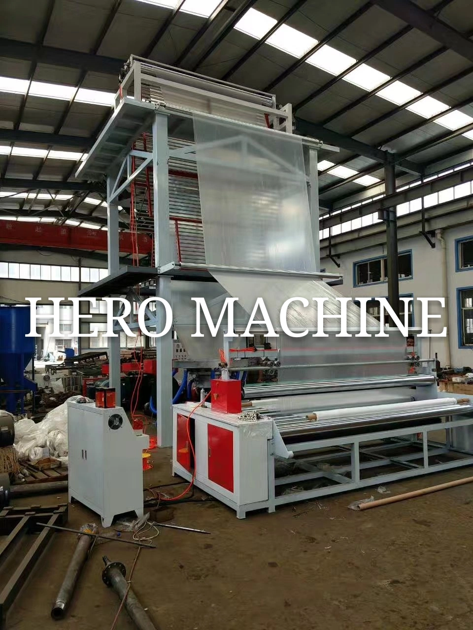 PVC Shrink Label Film Blowing Machine Biodegradable Corn Starch Bag Making Machine Plastic Film Blowing Machine