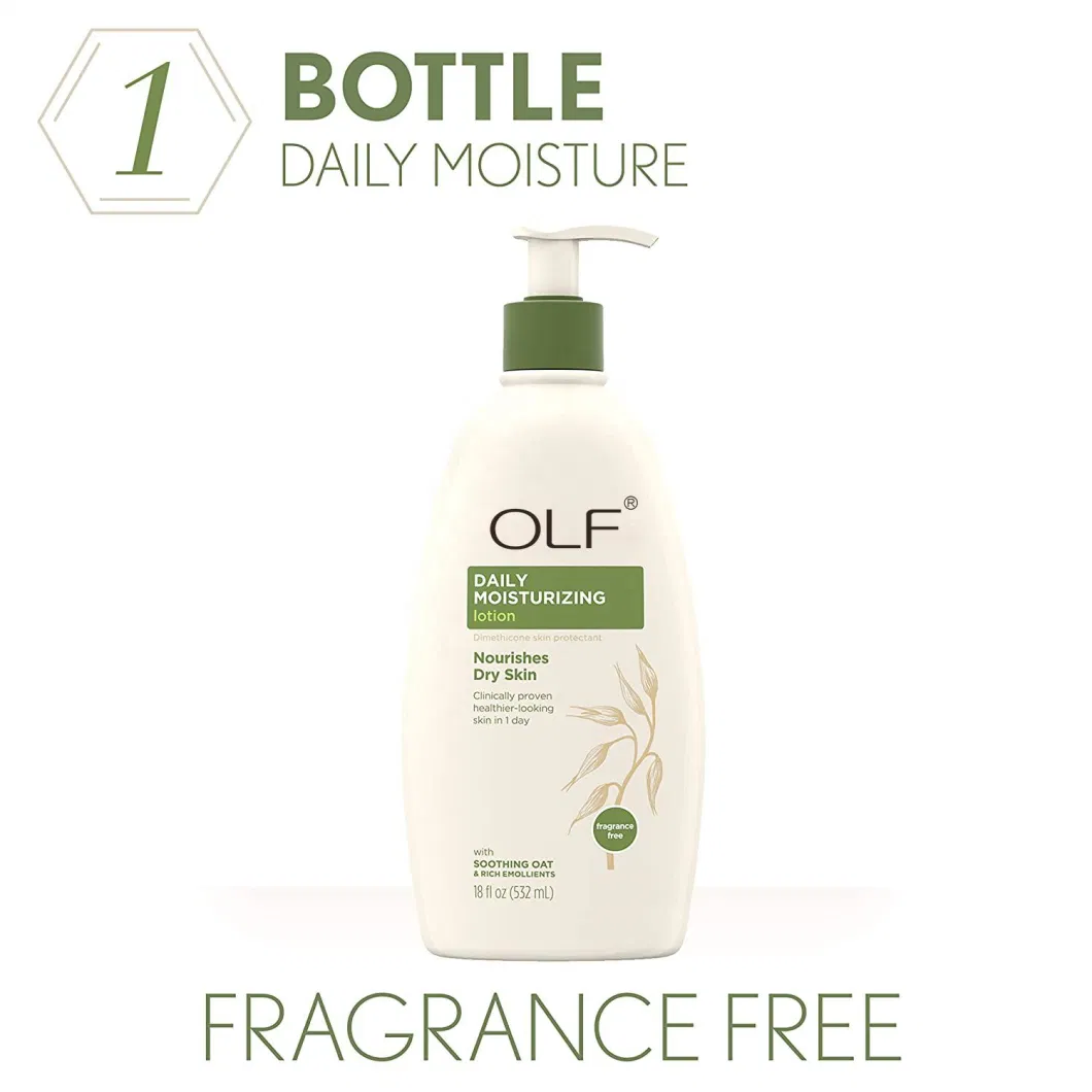 Private Label Moisturizing Body Lotion with Soothing Oat and Rich Emollients to Nourish Dry Skin