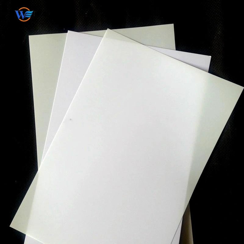 A4 0.17mm 0.32mm White HP Indigo Digital Printing PVC Sheet for Plastic Card Making