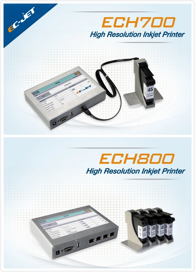 Fully Automatic Label Printing Machine High Resolution Inkjet Printer (ECH700)