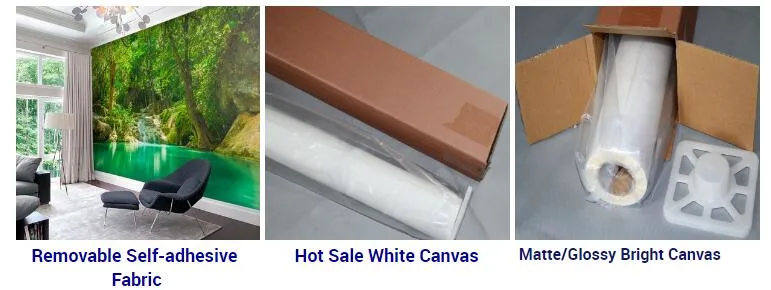 36/42/44/50/54/60/80 Inch Solvent-Based Waterproof Polyester/Cotton Inkjet Canvas