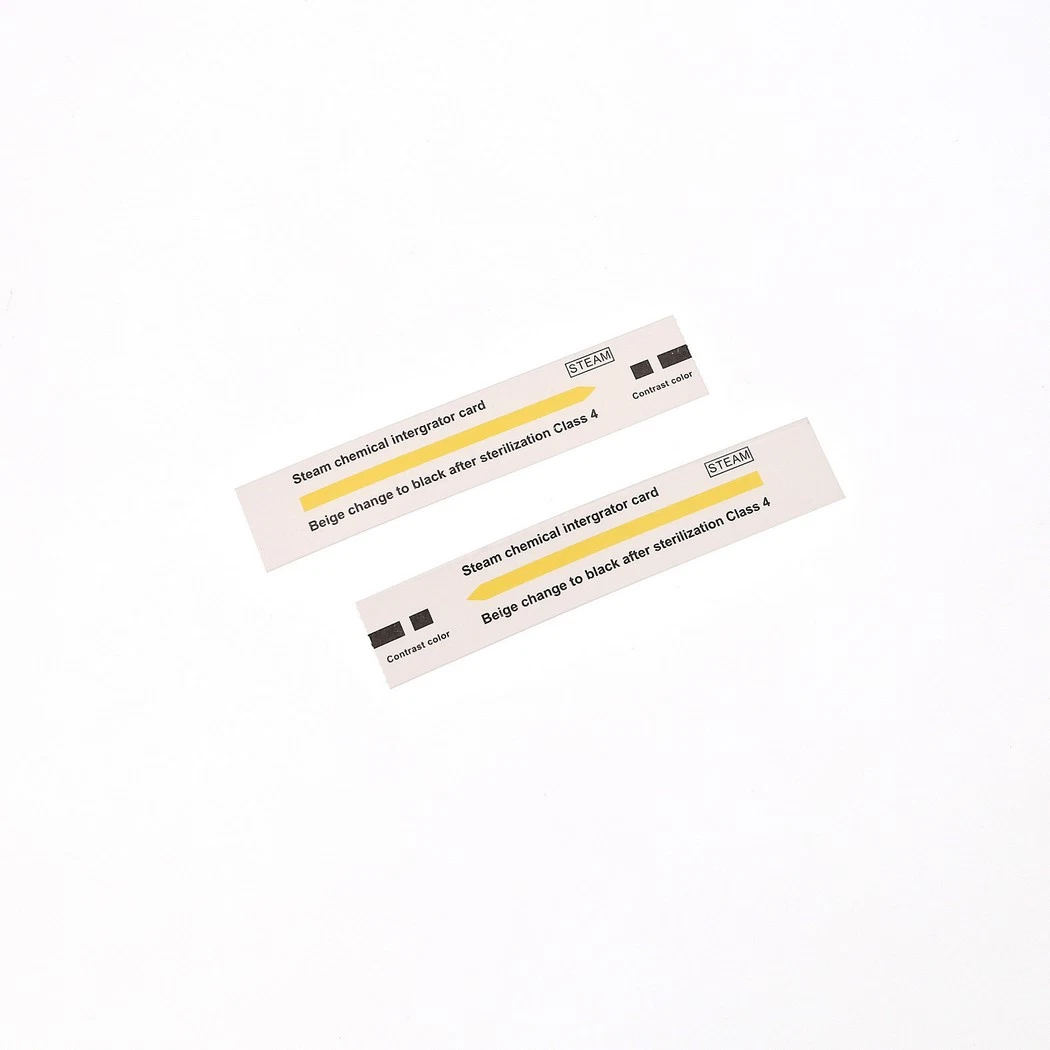 Chemical Plasma Sterilized Class 4 Steam Indicator Strip/ Label/ Tap for Sterilization Process Control