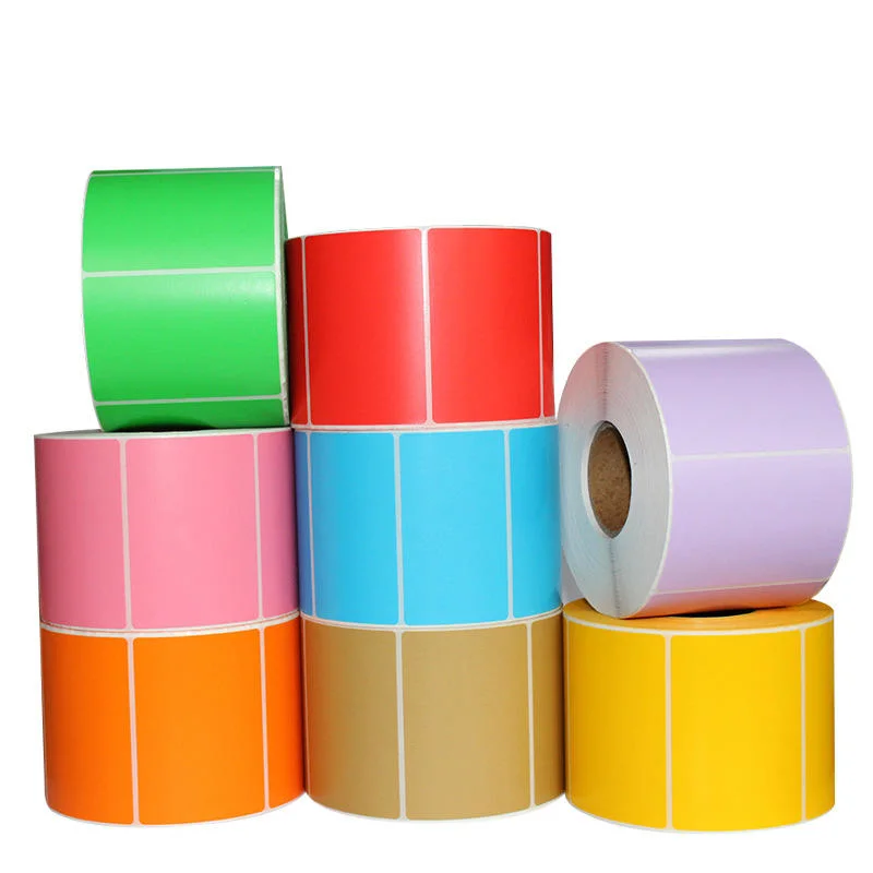 Custom Blank Thermal Paper Label Shipping Label Thermal Transfer Paper Packaging Label