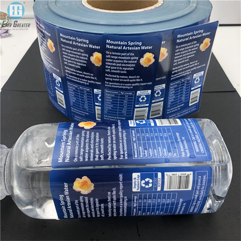 Gravure Printing PVC Shrink Sleeve Label PVC Label