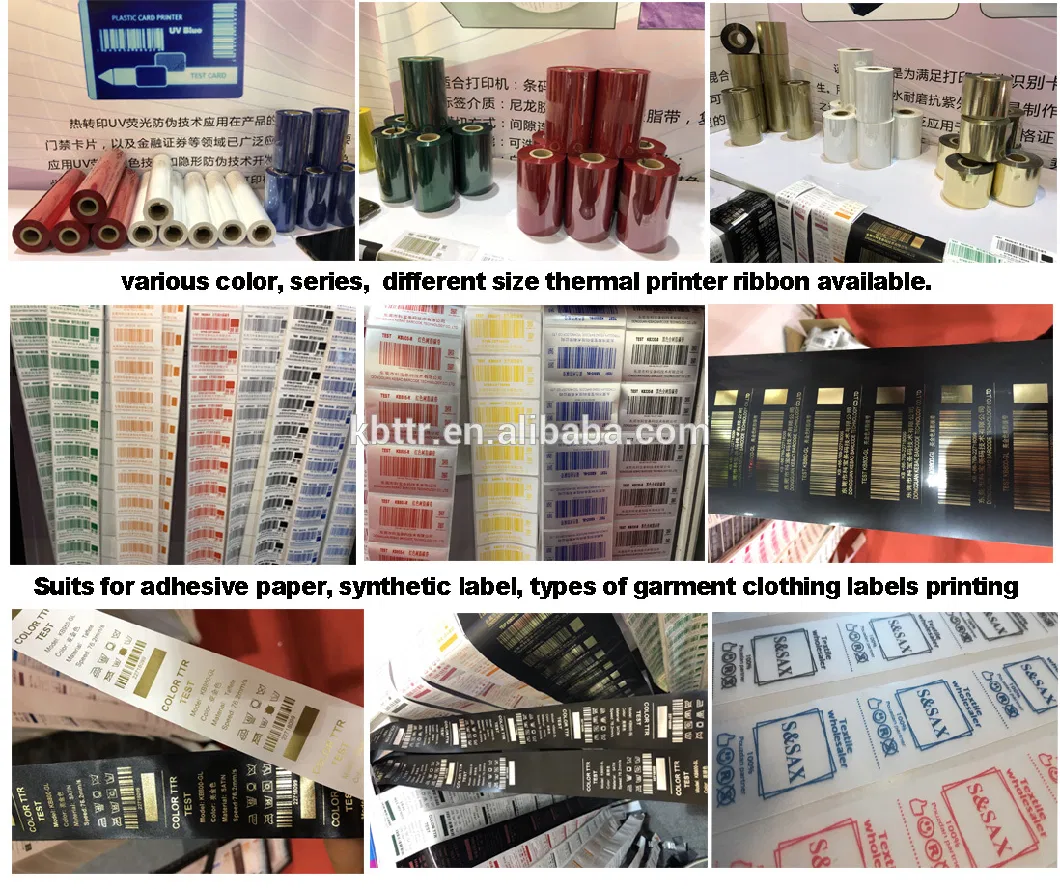 Barcode Label Ribbon Printing Thermal Paper Adhesive Label