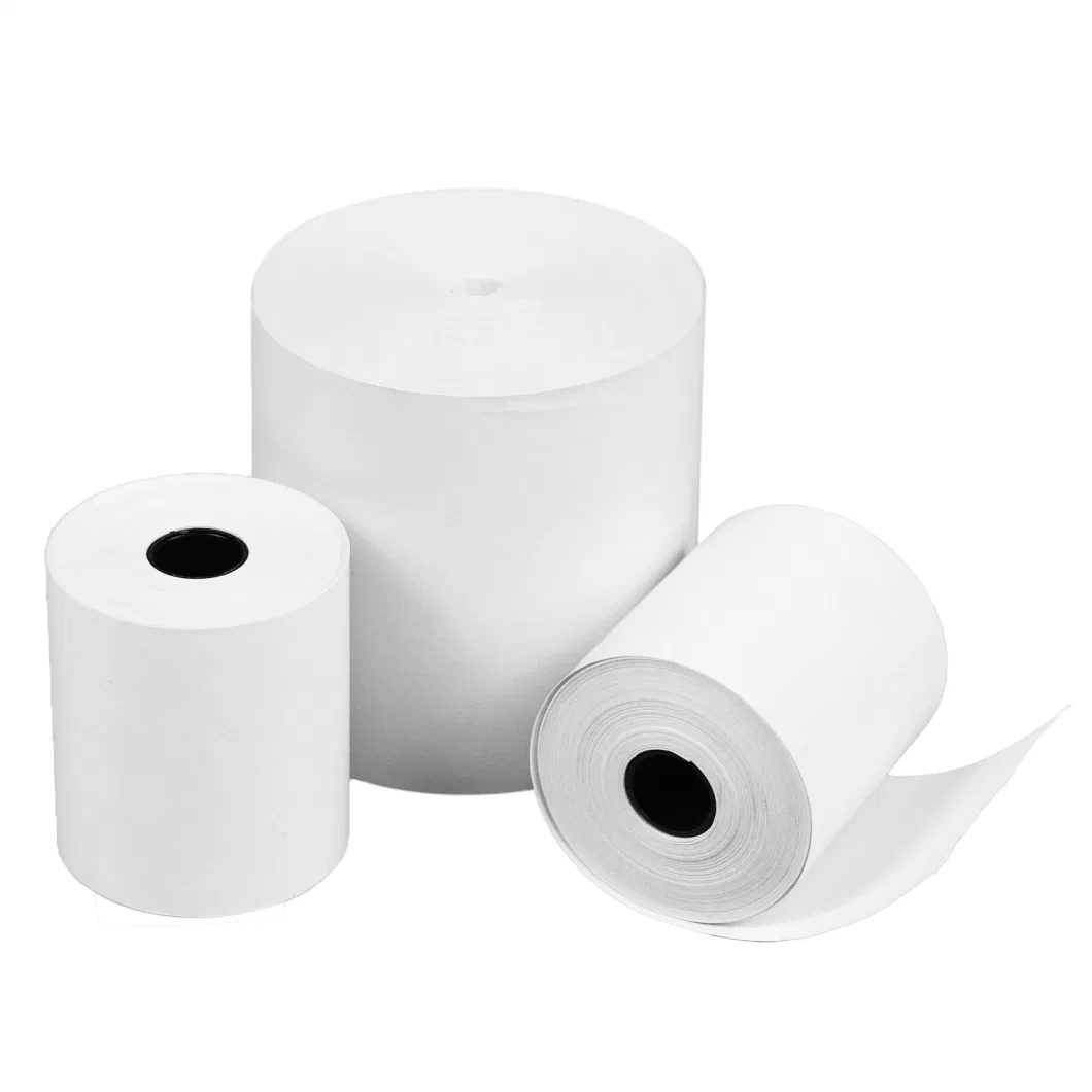 Premium Top Coated Thermal Barcode Adhesive Label Paper Raw Materials Receipt Paper Jumbo Roll Thermal Paper