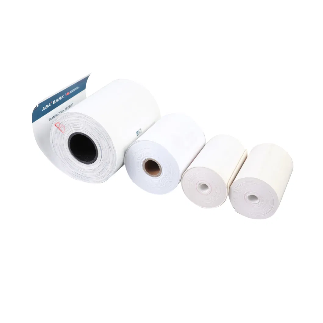 Thermal Paper in Small Rolls Used as Receipts in Banks, Shops Restaurant, Transportation