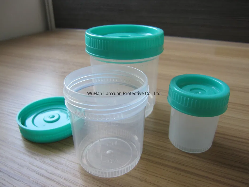 Medical Product Specimen Container Custom Volume and Label