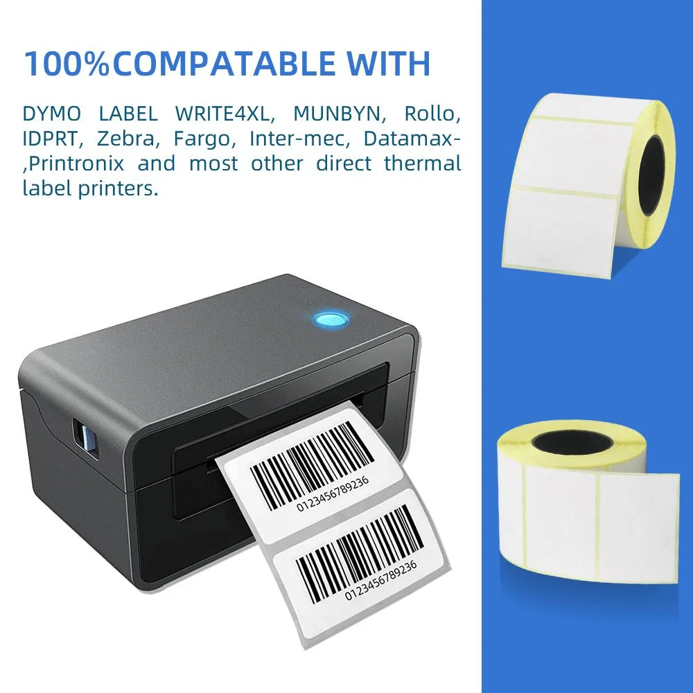 Custom Any Size Label Design Printing Label Stickers Rolls Waterproof Food Packaging Labels