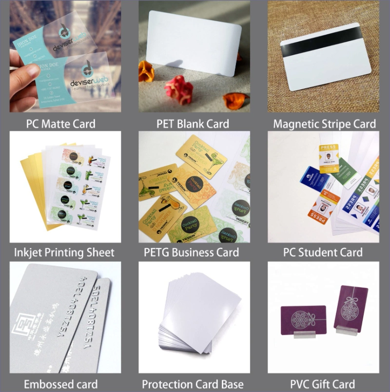 Ultraviolet Holographic Printing PETG Card, ID Card, Driver&prime;s License, Laser or Inkjet Printing Reading Card