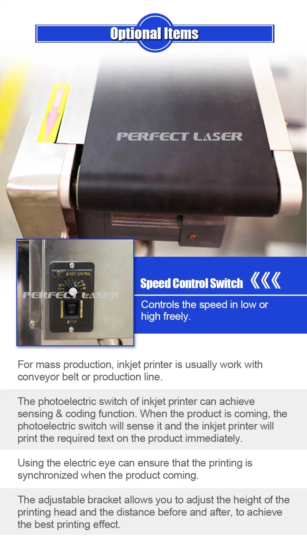 Perfect Laser-Auto Cij Digital Paper label Bottle Logo Batch Expiry Date Film Box Barcode 2D Code Industrial Inkjet Coder Printer Coding Printing Machines