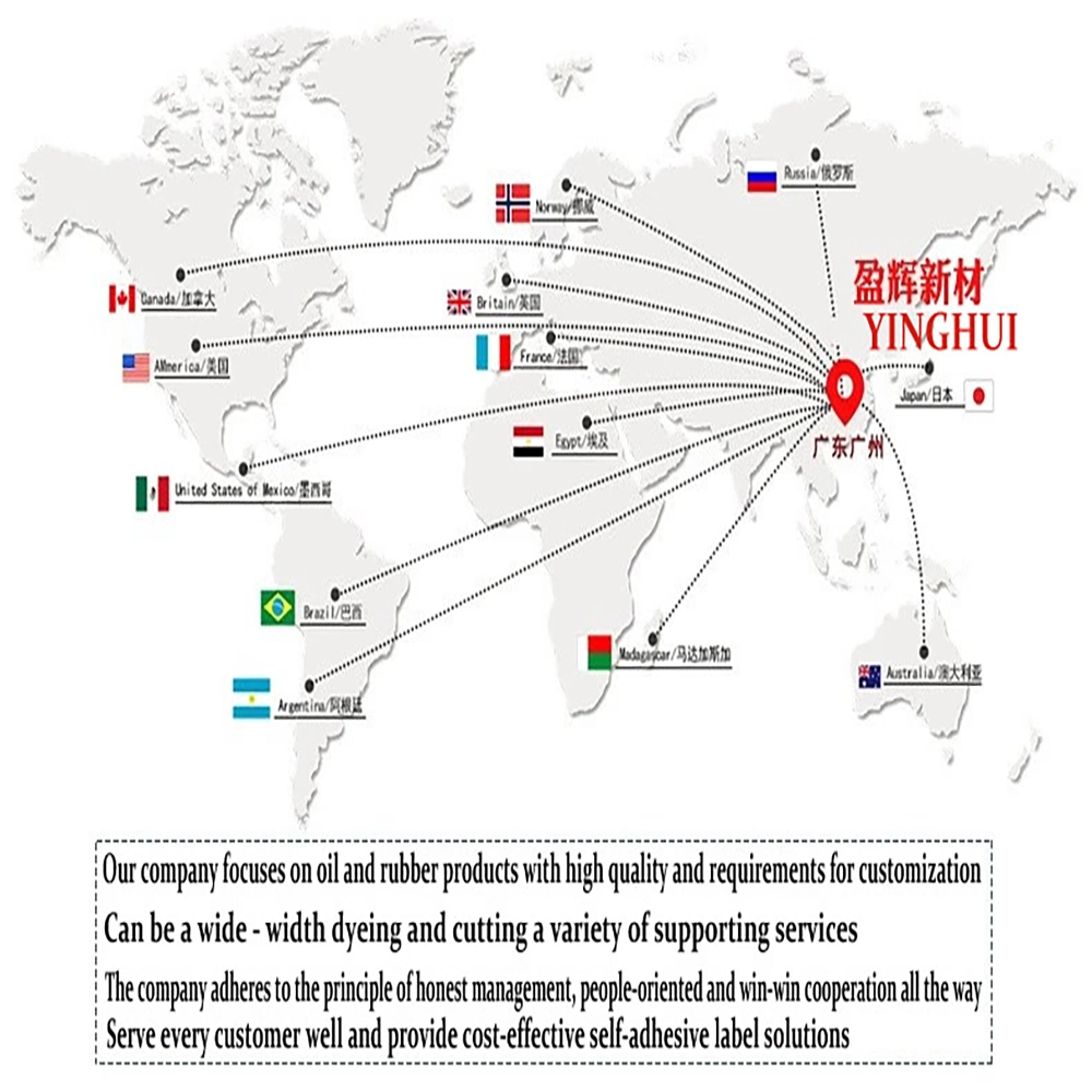 Tire Rubber Self-Adhesive Coated Paper Label Material
