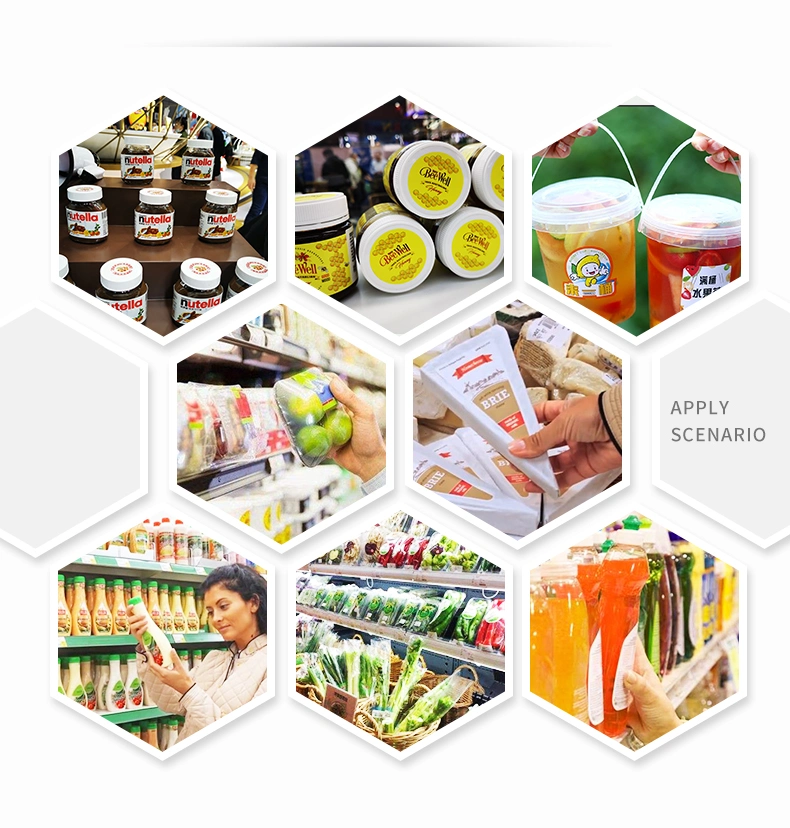 Wholesale Customized Beverage and Food Sticker Packaging