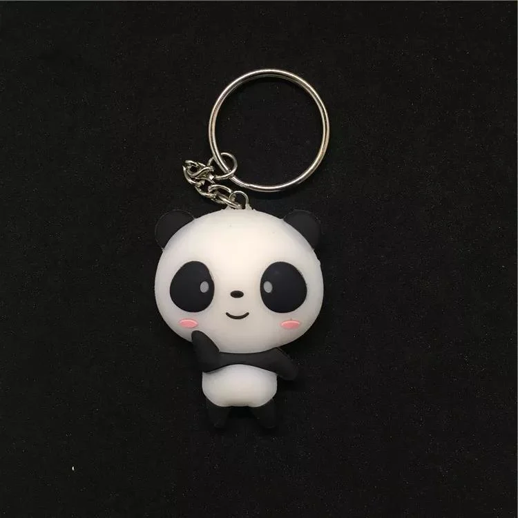 New Design Accept Customized Soft PVC Rubber Keychains Label